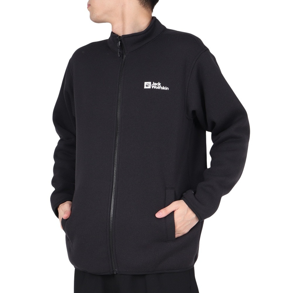 ジャックウルフスキン(JackWolfskin)(メンズ)ジップコアニット
