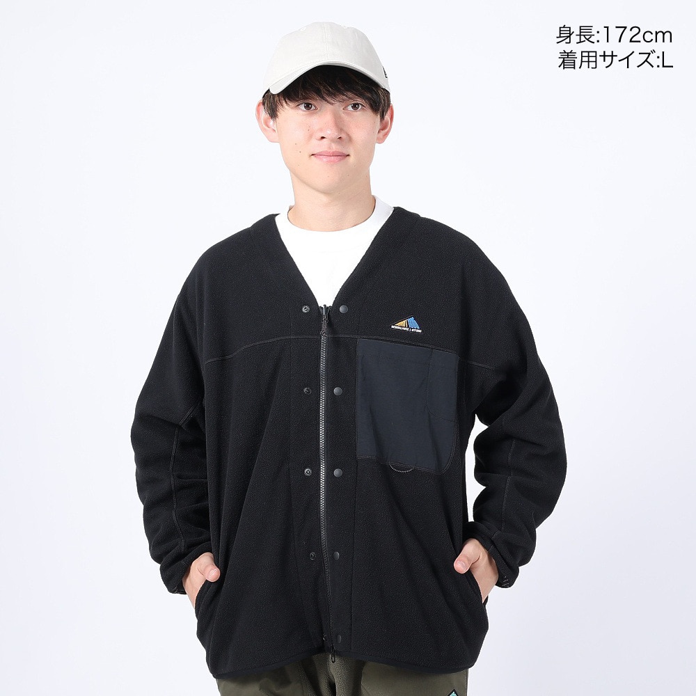 ニューバランス（new balance）（メンズ）フリースジャケット MT1996 クラシック 2way フリースカーディガン AMJ35106BK ブラック