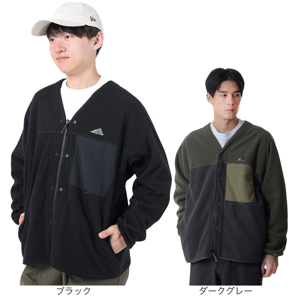 ニューバランス（new balance）（メンズ）フリースジャケット MT1996 クラシック 2way フリースカーディガン AMJ35106BK ブラック