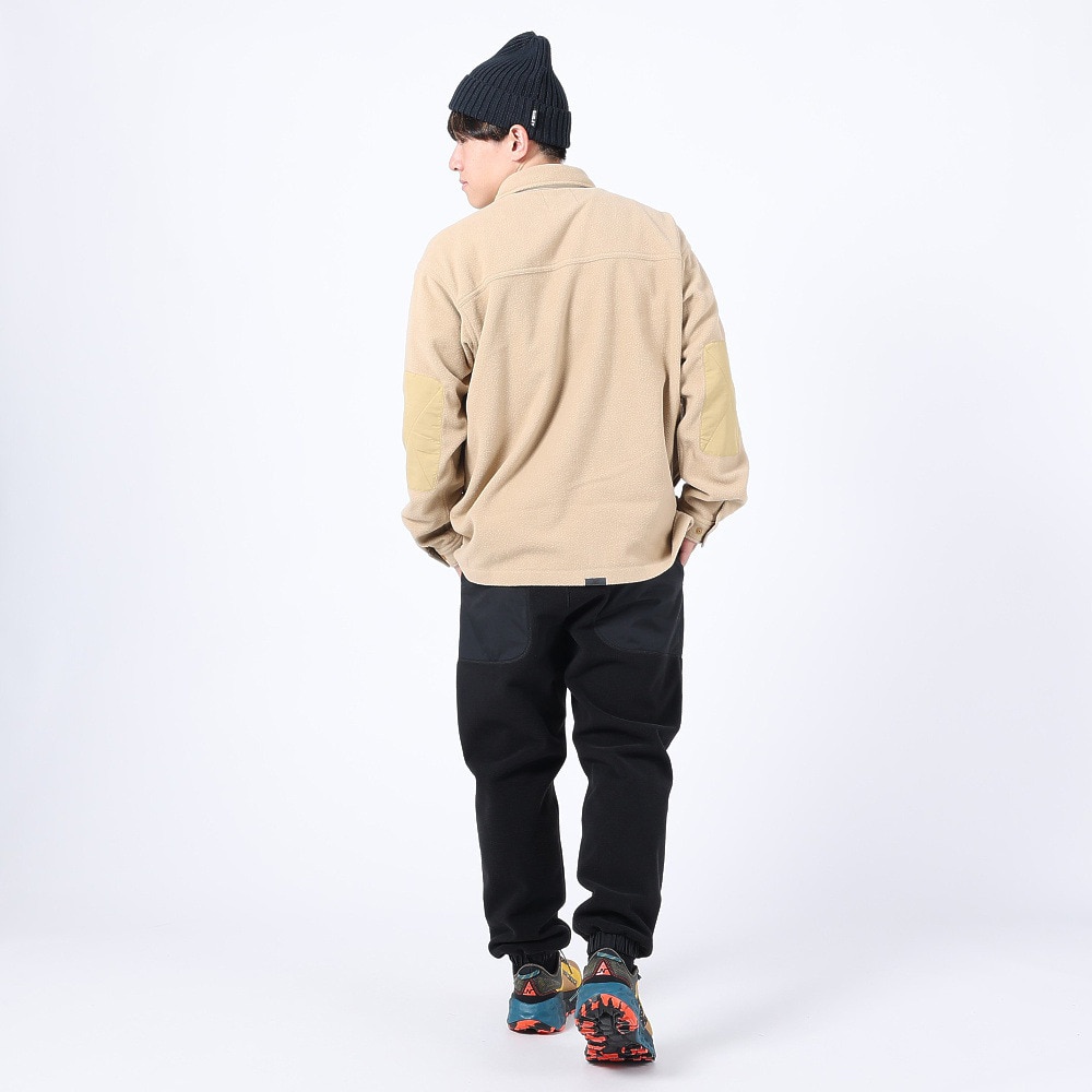 ニューバランス（new balance）（メンズ）シャツジャケット MT1996 クラシックフリース CPOシャツ AMT35116HMP ベージュ 軽量