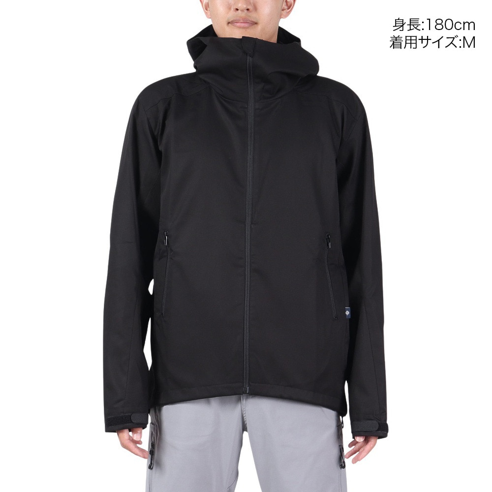 フットマーク（FOOTMARK）（メンズ）UPF50+ 触感冷感 防汚 撥水 花粉付着防止 パーカー 3100326-09 ブラック