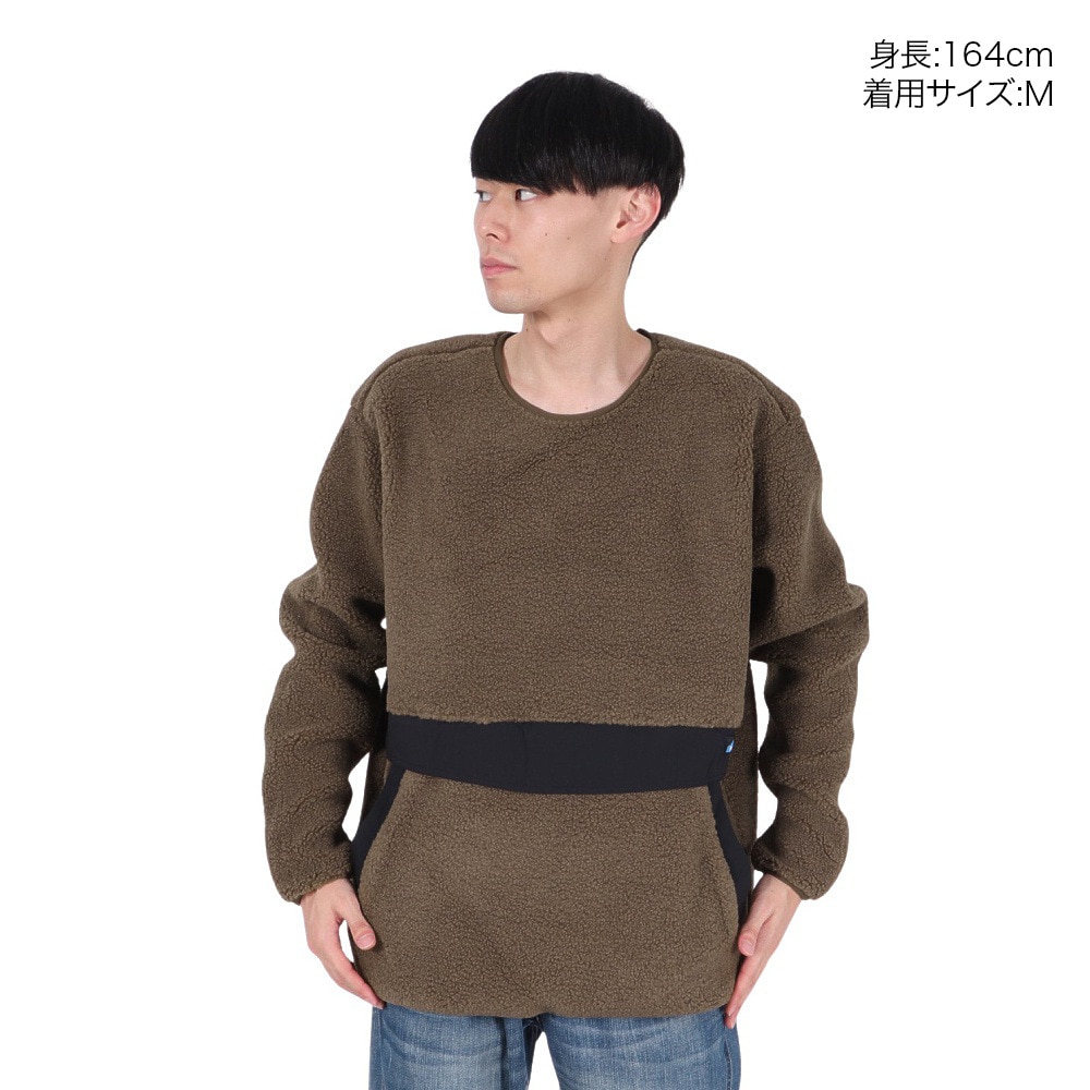 カブー（KAVU）（メンズ）ポートプルオーバー ボア トップス 19811512 ウォルナット