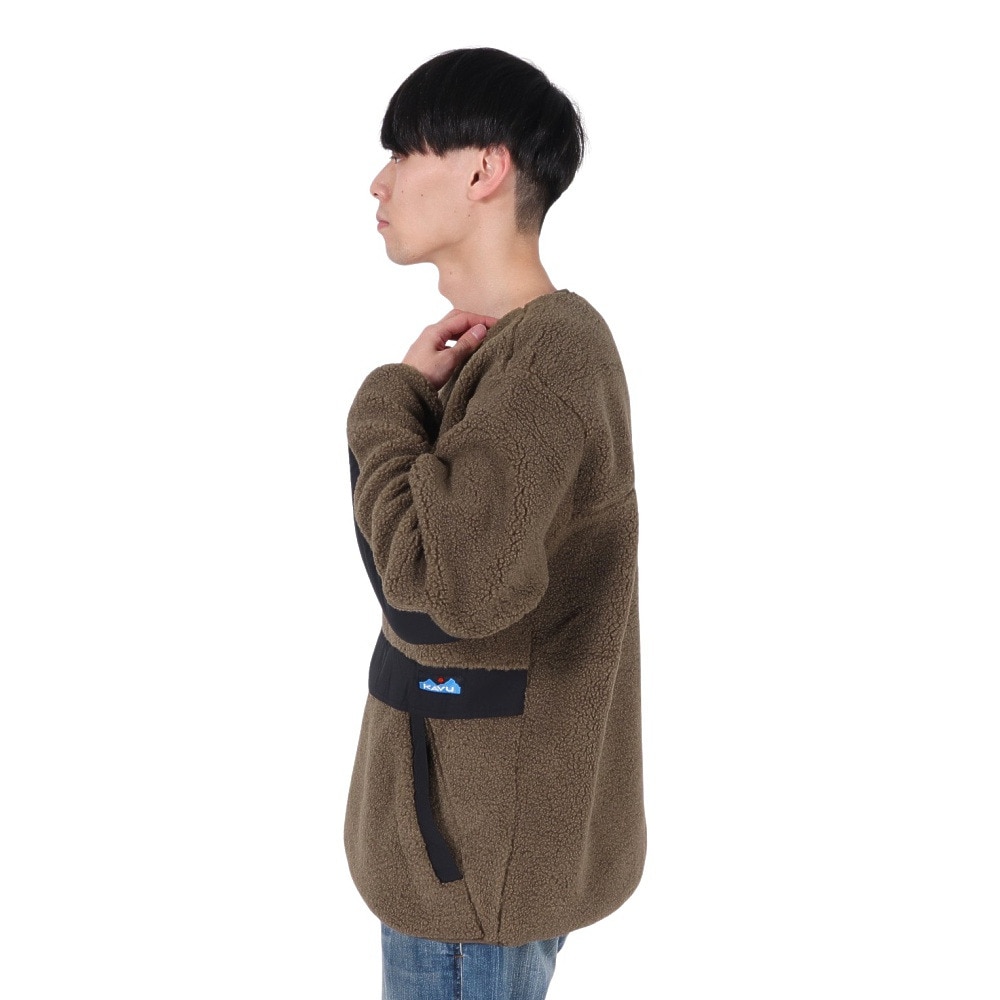 カブー（KAVU）（メンズ）ポートプルオーバー ボア トップス 19811512 ウォルナット