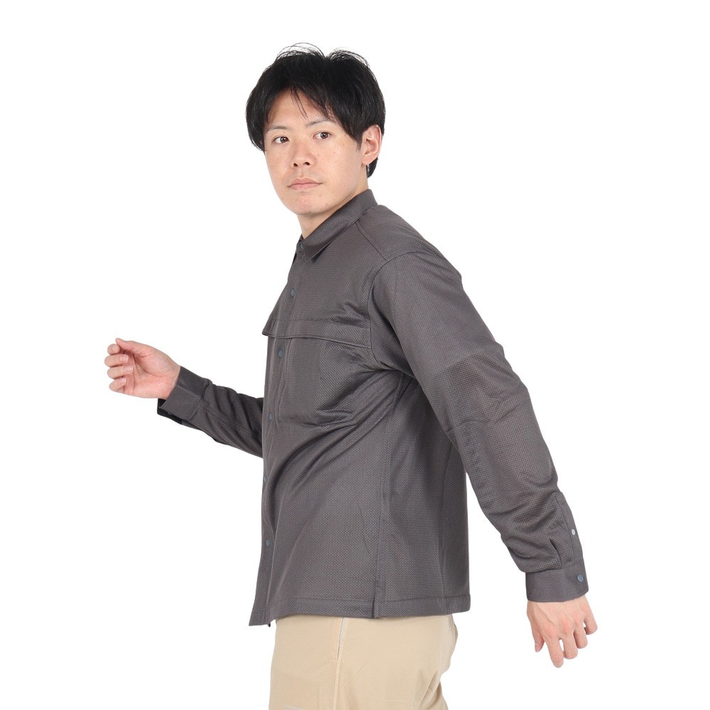 ジャックウルフスキン（JackWolfskin）（メンズ）テックフレックス ラウンジシャツ A63278-6945