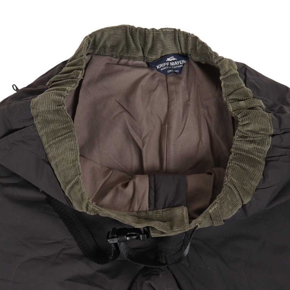 クリフメイヤー（KRIFF MAYER）（メンズ）パンツ ボトム 中綿キルト クライミングパンツ 2215108-17:CHARCOAL