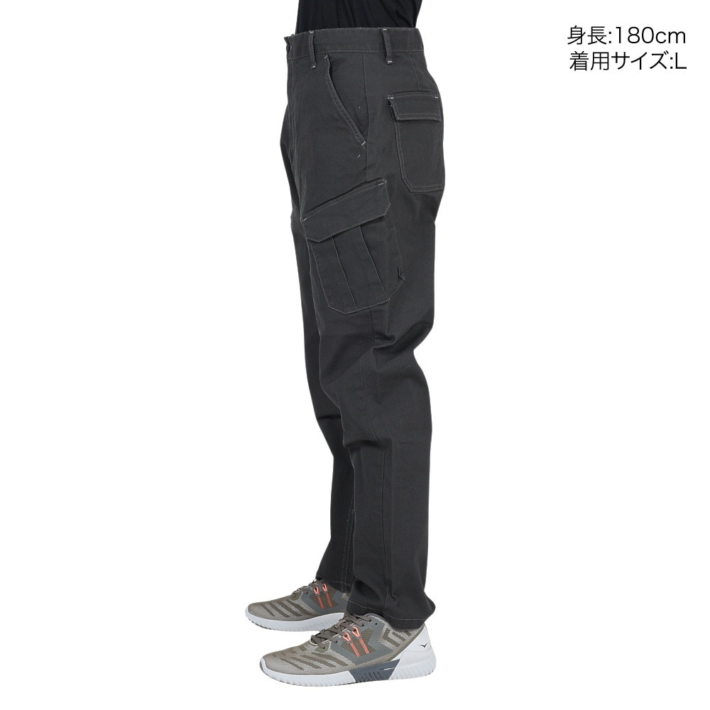 クリフメイヤー（KRIFF MAYER）（メンズ）パンツ ボトム ツイルキャンプカーゴパンツ 2234000-17:CHARCOAL グレー  ストレッチ ウエスト調節 春