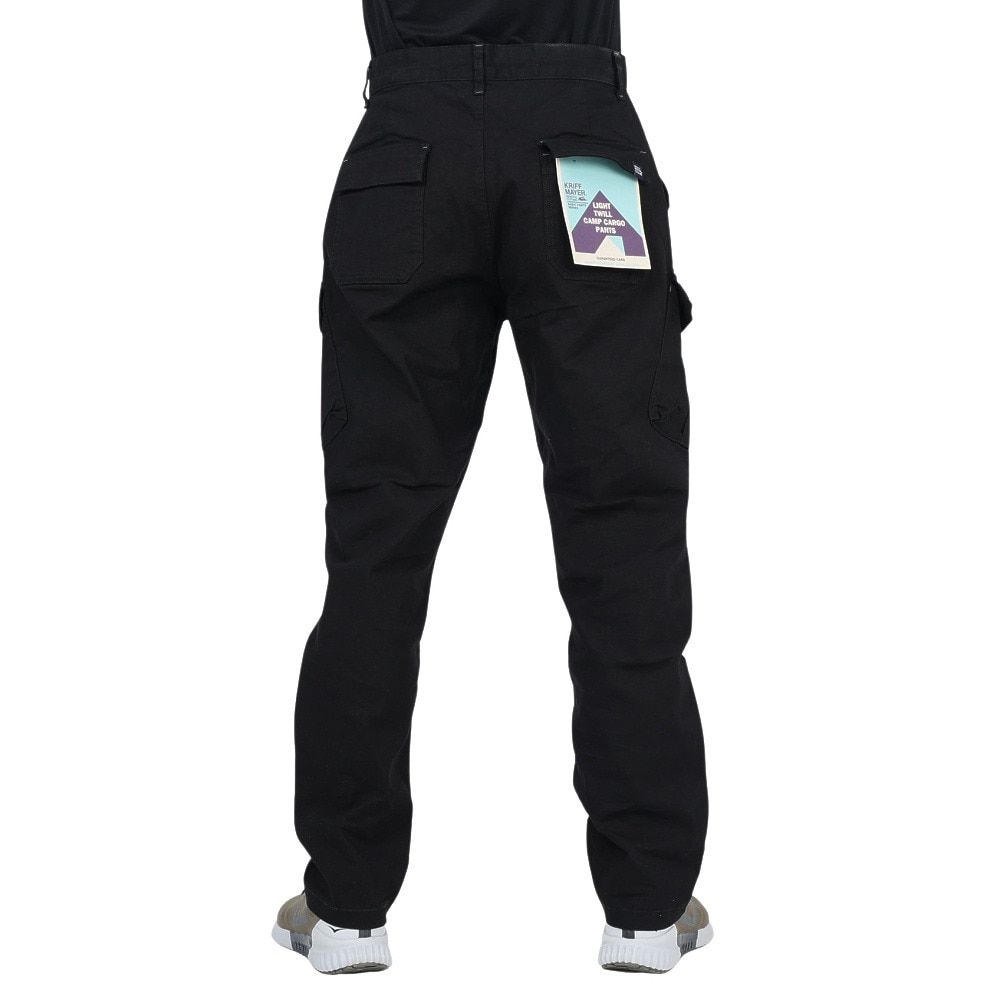 クリフメイヤー（KRIFF MAYER）（メンズ）パンツ ボトム ツイルキャンプカーゴパンツ 2234000-19:BLACK ブラック ストレッチ 軽量