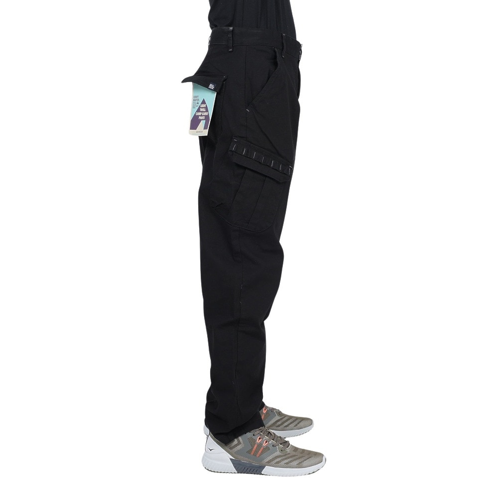 クリフメイヤー（KRIFF MAYER）（メンズ）パンツ ボトム ツイルキャンプカーゴパンツ 2234000-19:BLACK ブラック ストレッチ 軽量