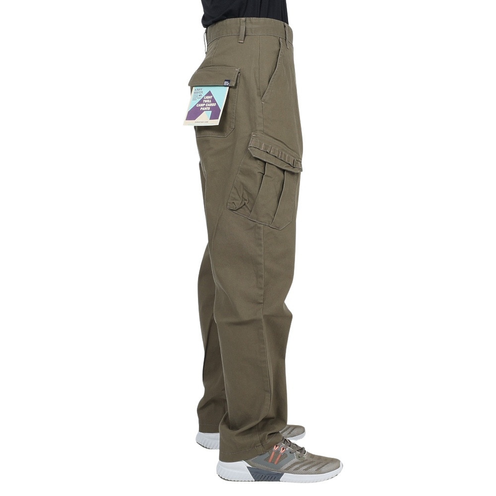 クリフメイヤー（KRIFF MAYER）（メンズ）パンツ ボトム ツイルキャンプカーゴパンツ 2234000-69:KHAKI カーキ ストレッチ ウエスト調節 春