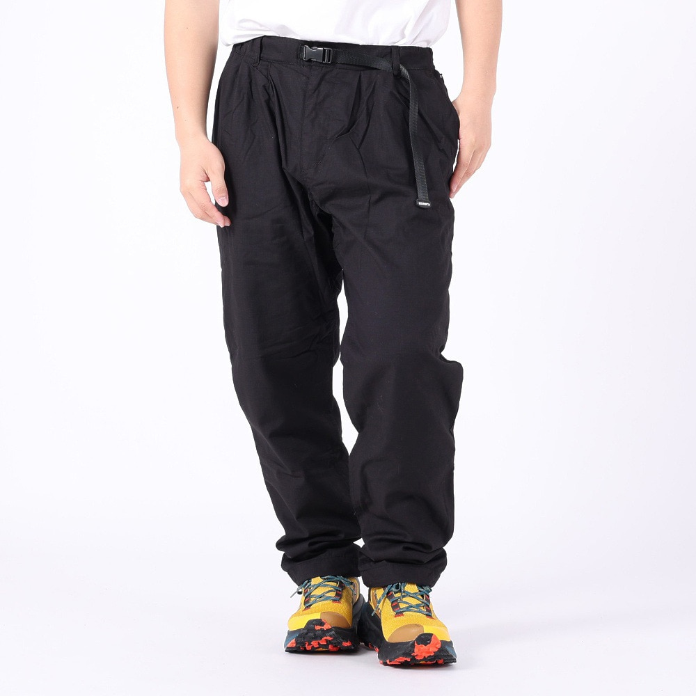 クリフメイヤー（KRIFF MAYER）（メンズ）難燃加工 マイクロフリース裏地 HINOKOライトクライミングパンツ 2315108-19 BLACK ブラック 焚火 BBQ ガゼットクロッチ