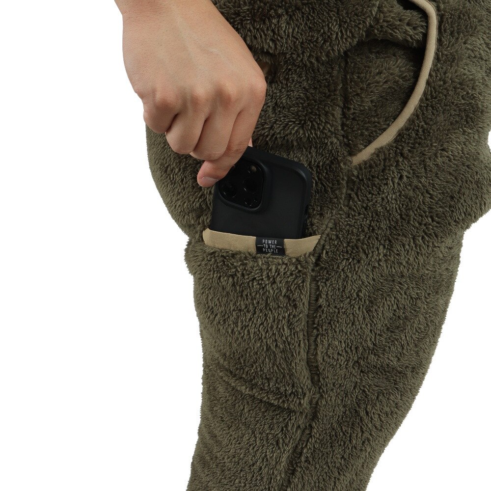パワー・トゥ・ザ・ピープル（POWER TO THE PEOPLE）（メンズ）Plus Warmフリースパンツ 1901014-31 KHA