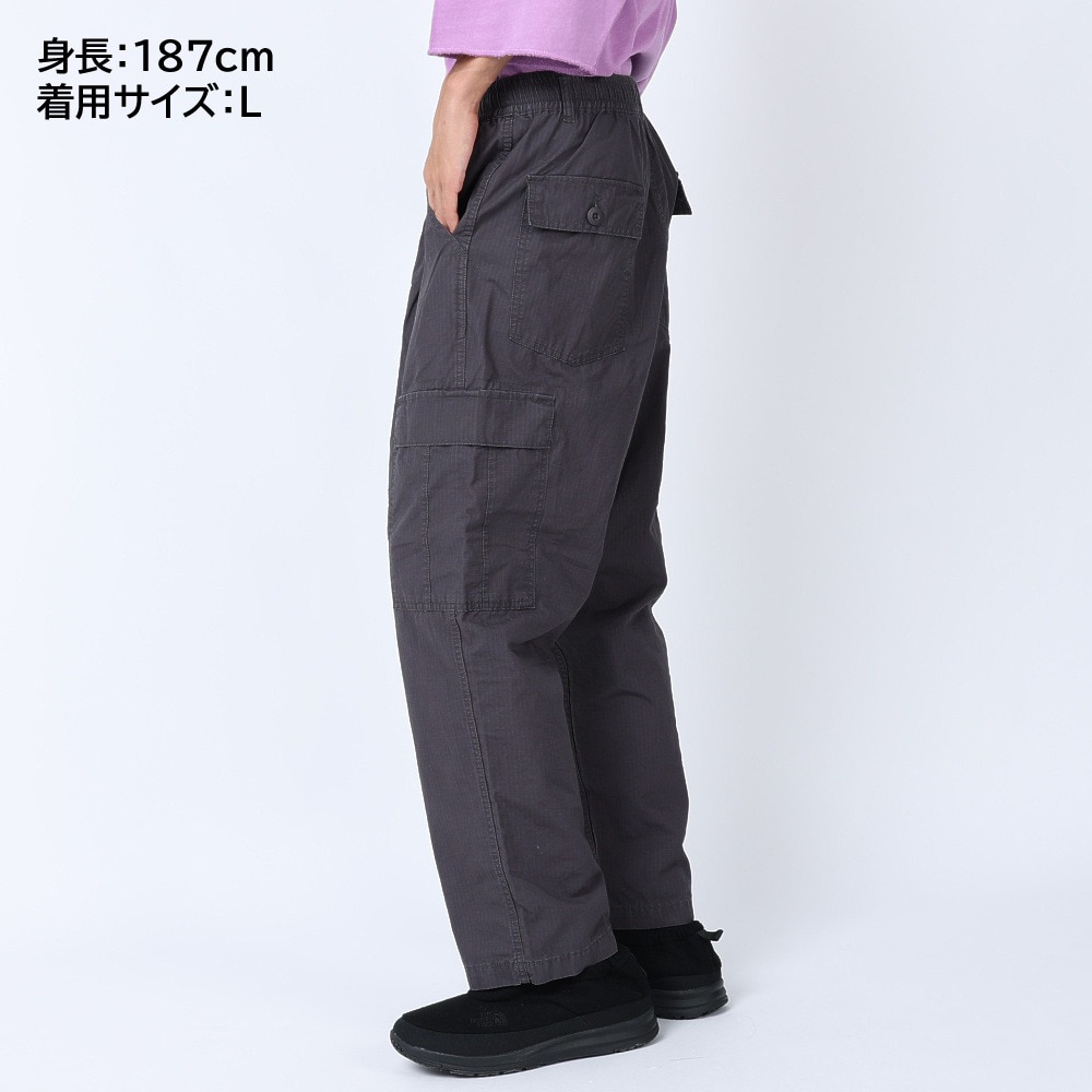 パワー・トゥ・ザ・ピープル（POWER TO THE PEOPLE）（メンズ）パンツ ボトム リップイージーカーゴパンツ 3301019-02 CHA チャコールグレー 春 ゆったり 調節