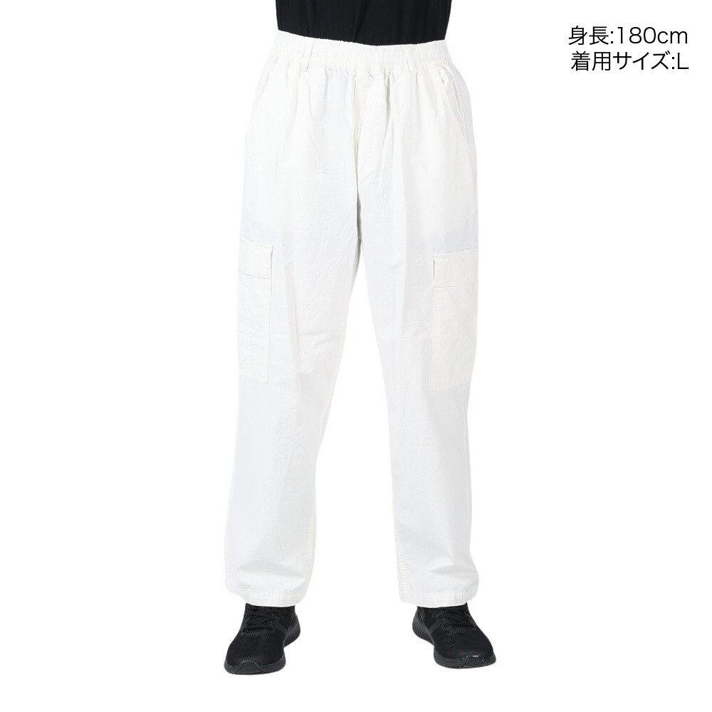 パワー・トゥ・ザ・ピープル（POWER TO THE PEOPLE）（メンズ）パンツ ボトム リップイージーカーゴパンツ 3301019-05 IVO オフホワイト 春 ゆったり 調節