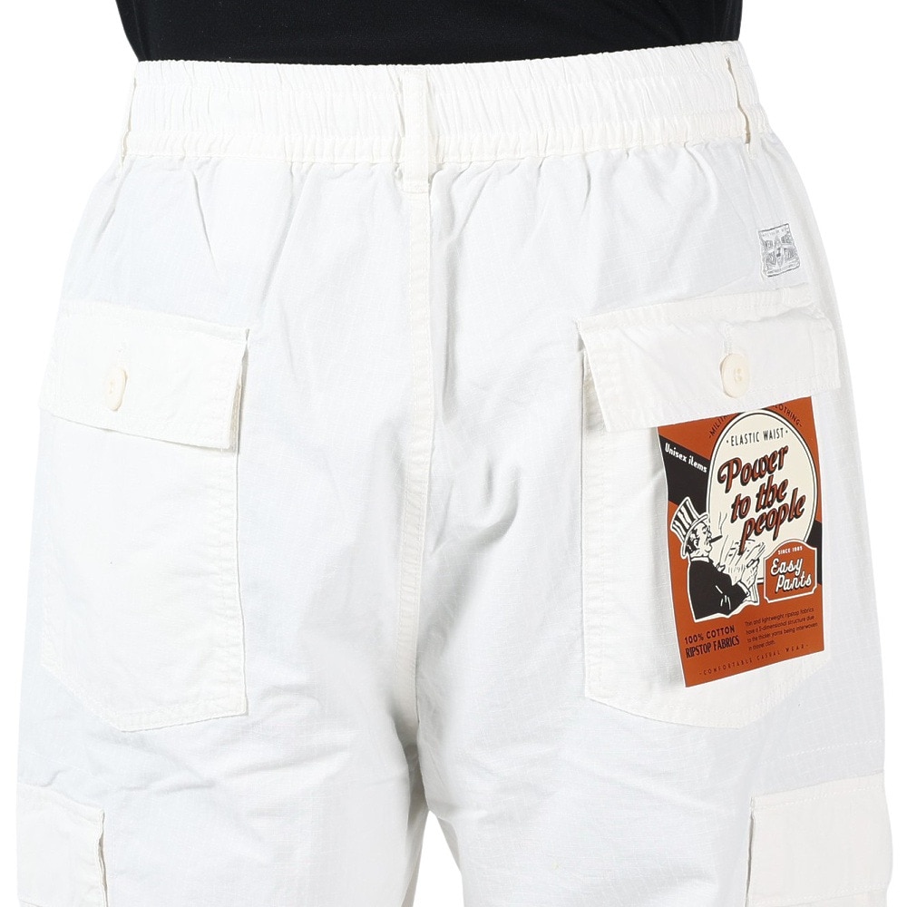 パワー・トゥ・ザ・ピープル（POWER TO THE PEOPLE）（メンズ）パンツ ボトム リップイージーカーゴパンツ 3301019-05 IVO オフホワイト 春 ゆったり 調節