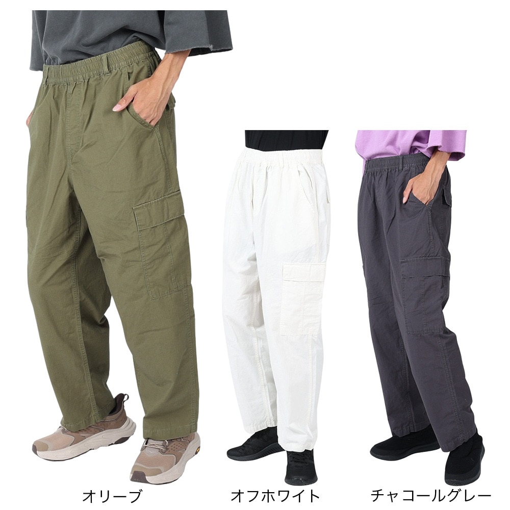 パワー・トゥ・ザ・ピープル（POWER TO THE PEOPLE）（メンズ）パンツ ボトム リップイージーカーゴパンツ 3301019-02 CHA チャコールグレー 春 ゆったり 調節
