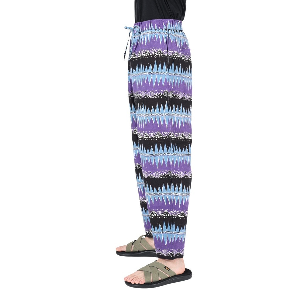 マナスタッシュ（MANASTASH）（メンズ）パンツ ボトム ジャイプールパンツ 23 792-3110014 PPL パープル×ブラック