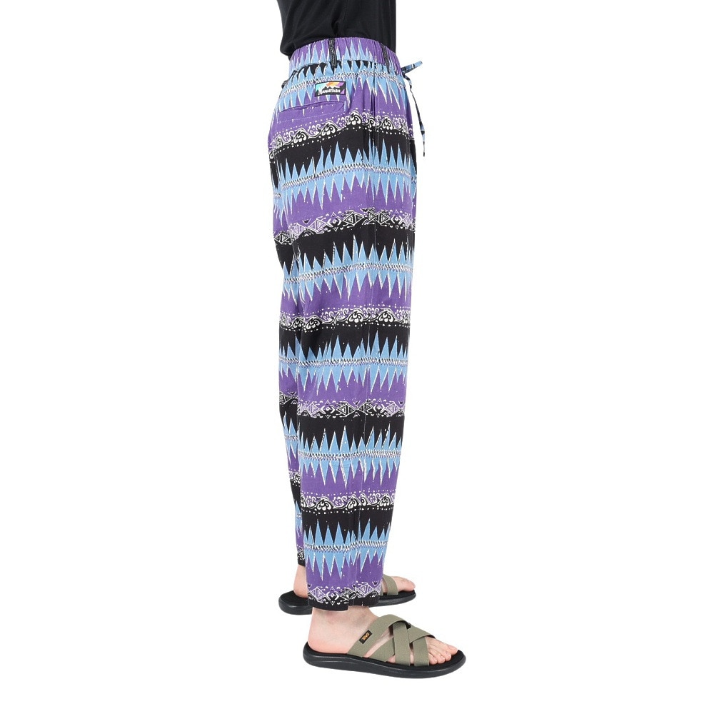 マナスタッシュ（MANASTASH）（メンズ）パンツ ボトム ジャイプールパンツ 23 792-3110014 PPL パープル×ブラック
