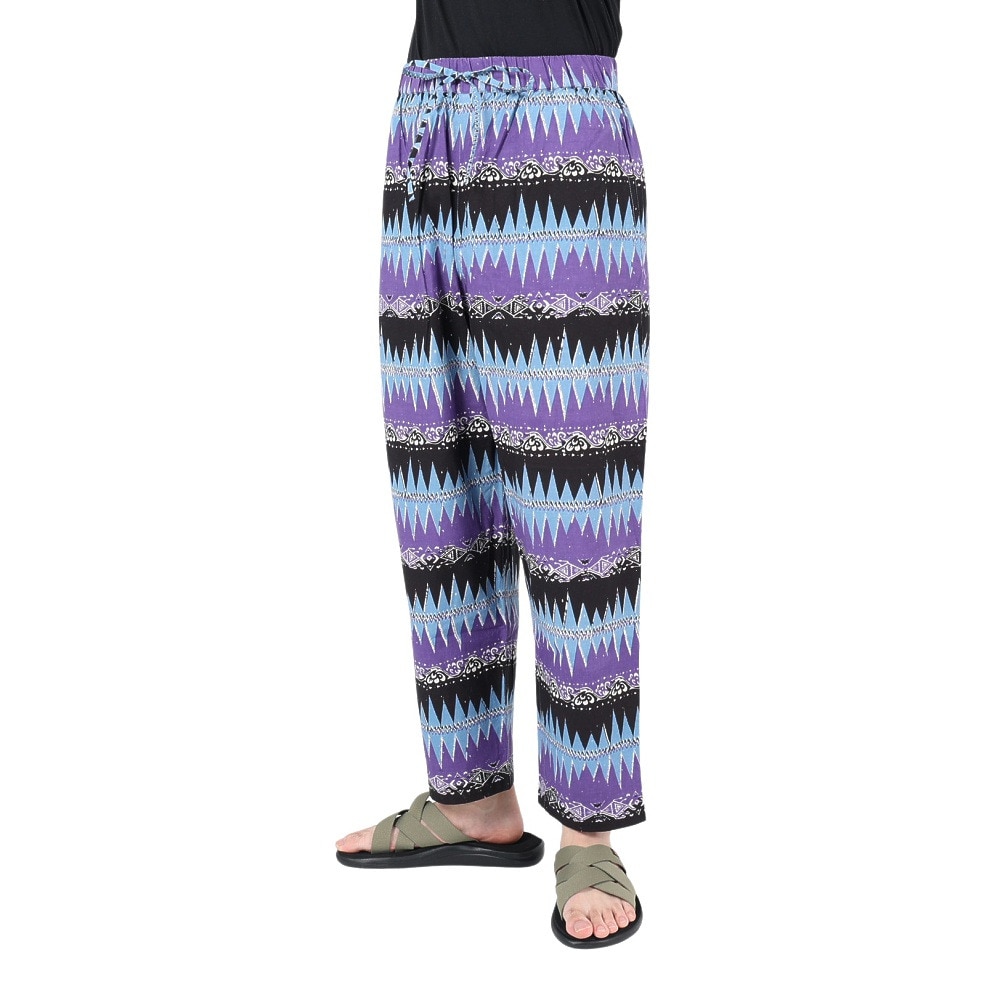 マナスタッシュ（MANASTASH）（メンズ）パンツ ボトム ジャイプールパンツ 23 792-3110014 PPL パープル×ブラック