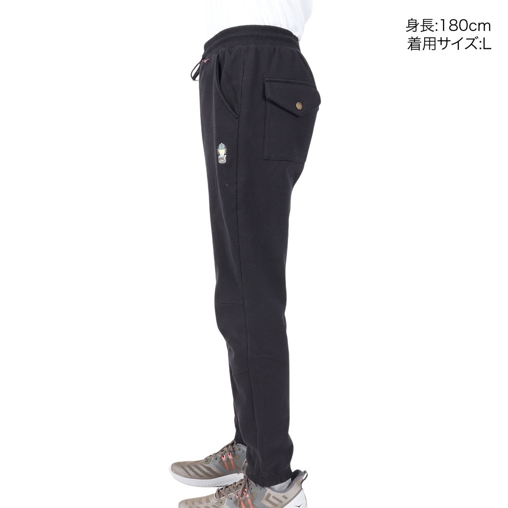 コールマン（Coleman）（メンズ）パンツ ボトム ストレッチ スウェットパンツ X4352A BLK ブラック フラップポケット ウエストドローコード