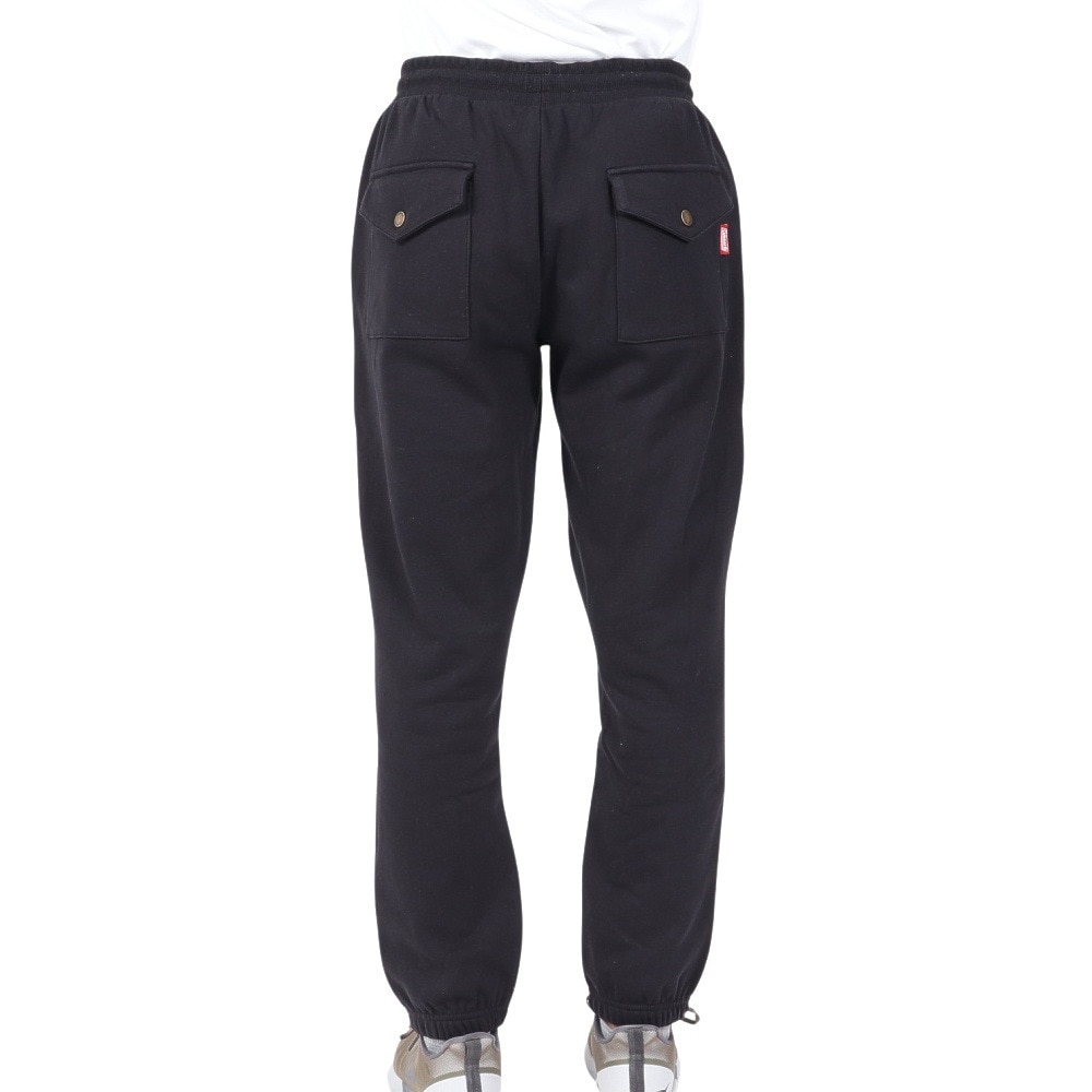 コールマン（Coleman）（メンズ）パンツ ボトム ストレッチ スウェットパンツ X4352A BLK ブラック フラップポケット ウエストドローコード