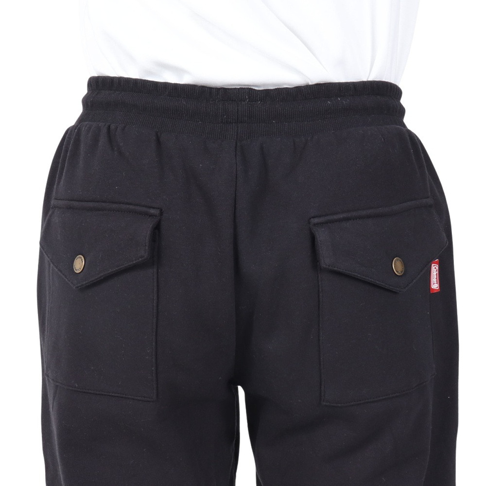コールマン（Coleman）（メンズ）パンツ ボトム ストレッチ スウェットパンツ X4352A BLK ブラック フラップポケット ウエストドローコード