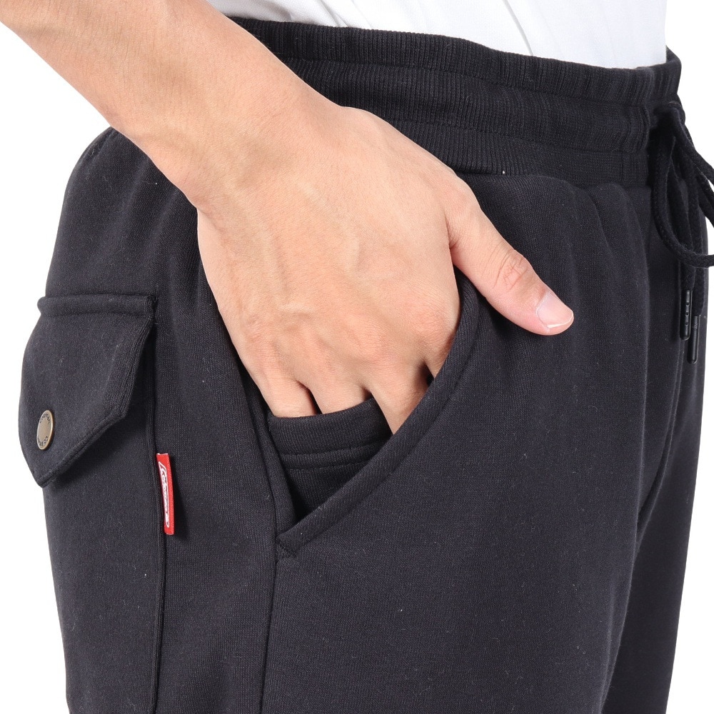 コールマン（Coleman）（メンズ）パンツ ボトム ストレッチ スウェットパンツ X4352A BLK ブラック フラップポケット ウエストドローコード