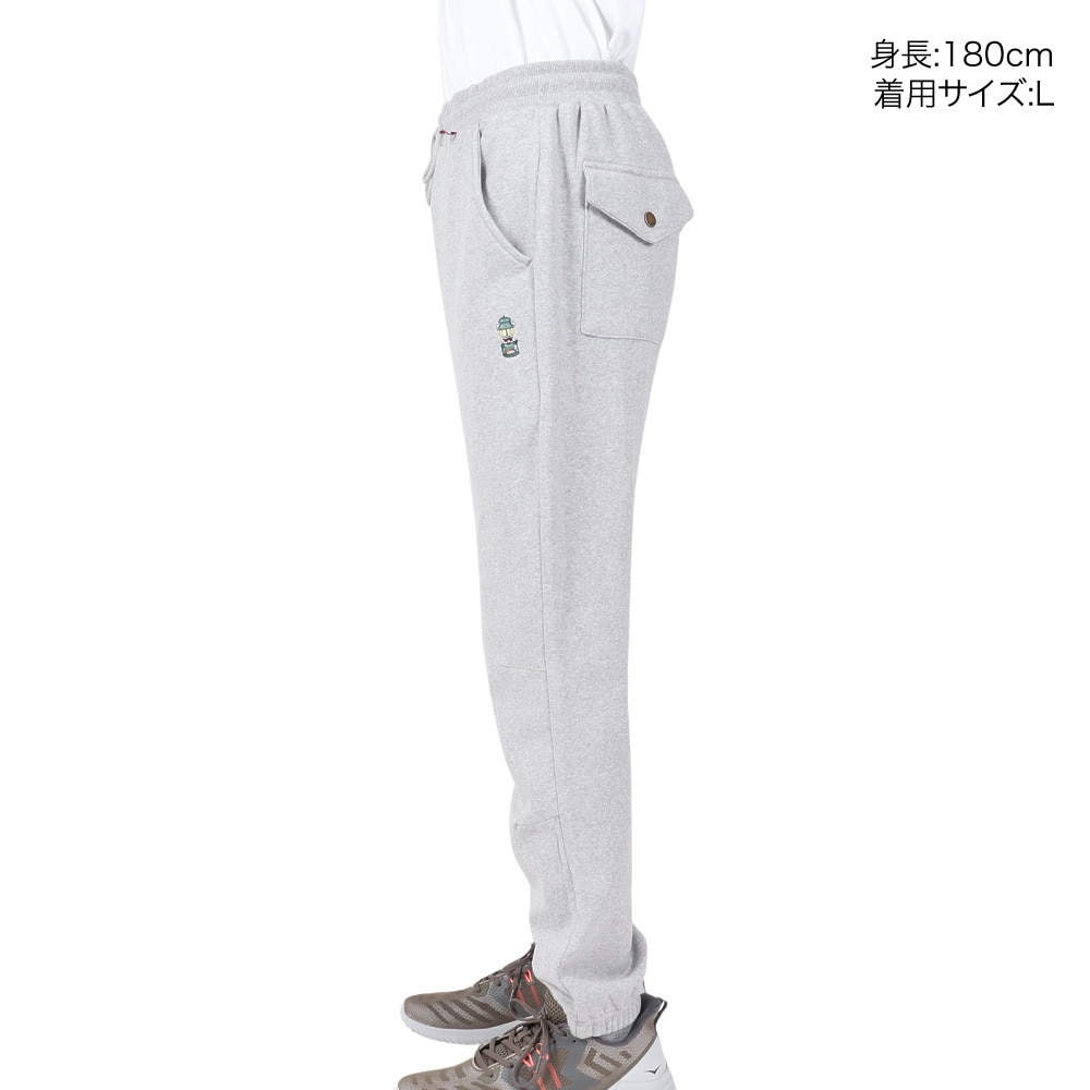 コールマン（Coleman）（メンズ）パンツ ボトム ストレッチ スウェットパンツ X4352A GRY グレー フラップポケット ウエストドローコード