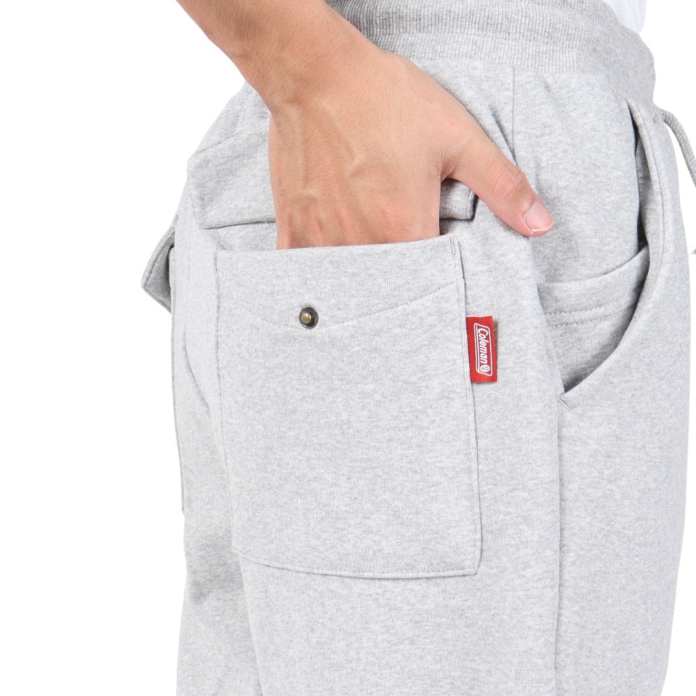 コールマン（Coleman）（メンズ）パンツ ボトム ストレッチ スウェットパンツ X4352A GRY グレー フラップポケット ウエストドローコード
