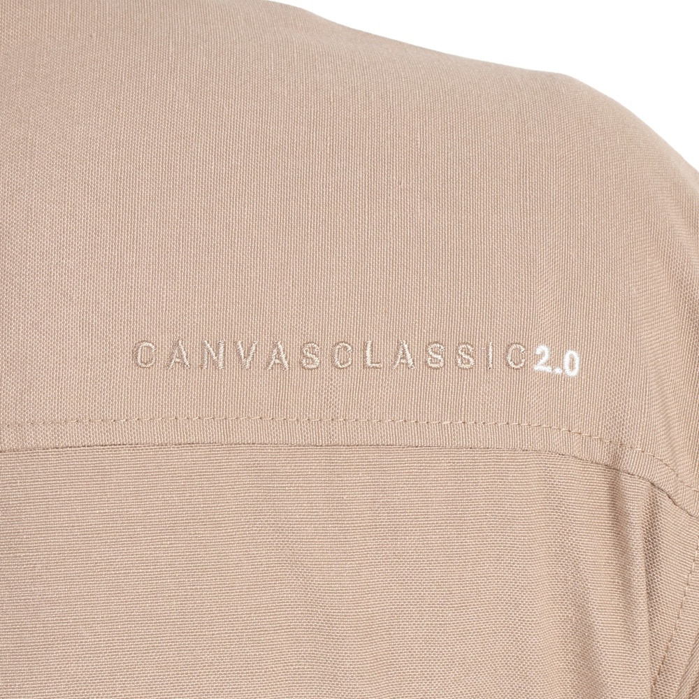 ジャックウルフスキン（JackWolfskin）（メンズ）清涼感 通気性 カジュアルシャツ 長袖 JP PAW IN POCKET B.D. シャツ 5032481-5605 ベージュ