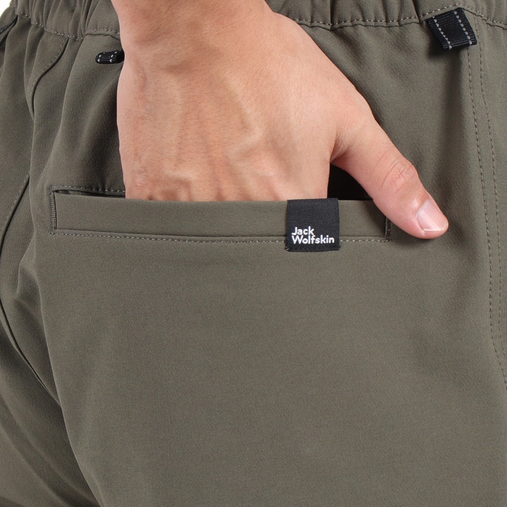 ジャックウルフスキン（JackWolfskin）（メンズ）パンツ ボトム URBAN CLIMB パンツ V2 5032501-5066 カーキ 撥水 ストレッチ