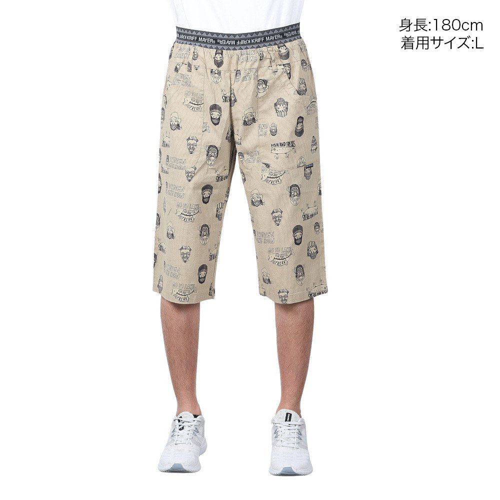 クリフメイヤー（KRIFF MAYER）（メンズ）接触冷感 LOHATECO ロハテコクロップドパンツ 2347815-21:S/BEIGE