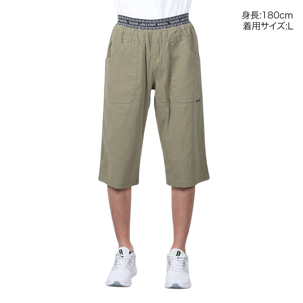 クリフメイヤー（KRIFF MAYER）（メンズ）接触冷感 LOHATECO ロハテコクロップドパンツ 2347815-68:OLIVE
