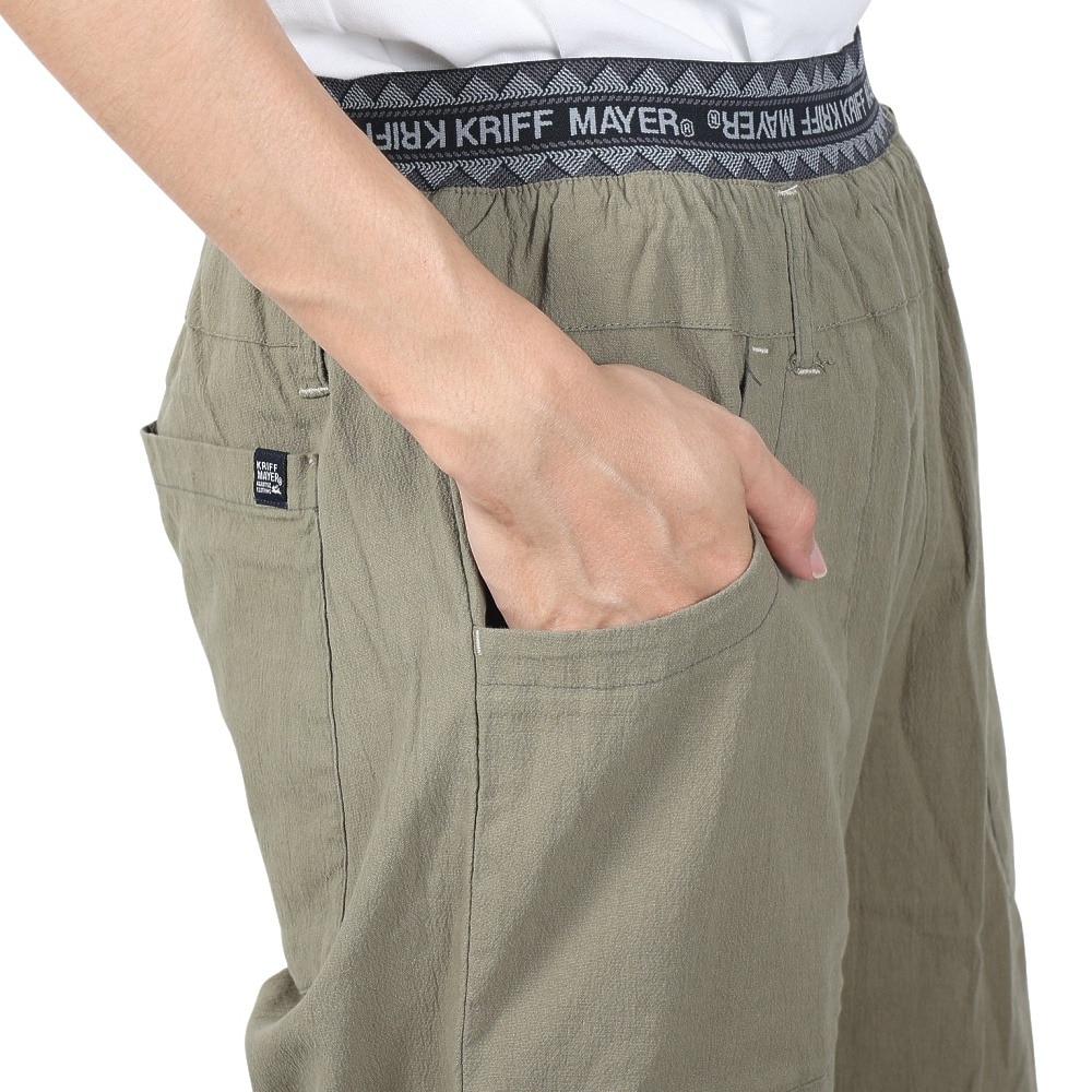 クリフメイヤー（KRIFF MAYER）（メンズ）接触冷感 LOHATECO ロハテコクロップドパンツ 2347815-68:OLIVE