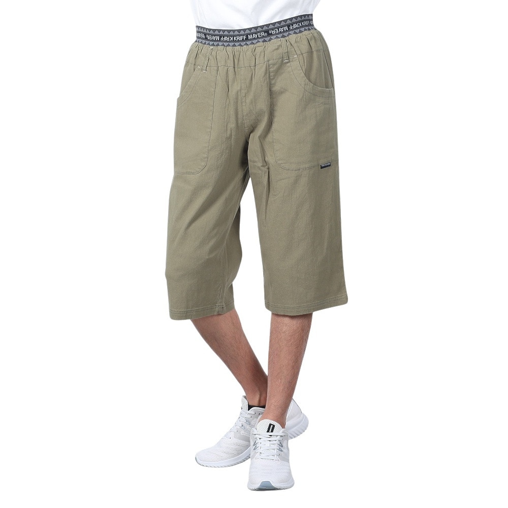 クリフメイヤー（KRIFF MAYER）（メンズ）接触冷感 LOHATECO ロハテコクロップドパンツ 2347815-68:OLIVE