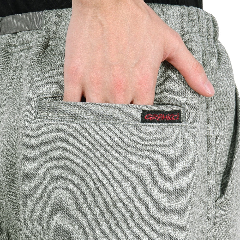 グラミチ（Gramicci）（メンズ）ボンディングニットフリースナローリブパンツ G2FU-P018 HEATHER GREY