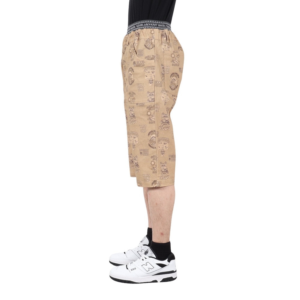 クリフメイヤー（KRIFF MAYER）（メンズ）冷感ロハテコクロップド パンツ 2445112:22:CAMEL