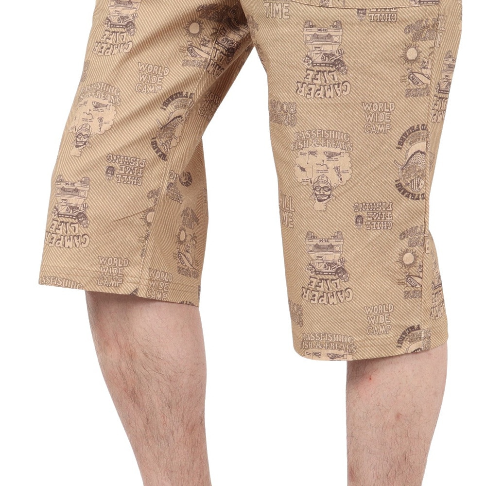クリフメイヤー（KRIFF MAYER）（メンズ）冷感ロハテコクロップド パンツ 2445112:22:CAMEL