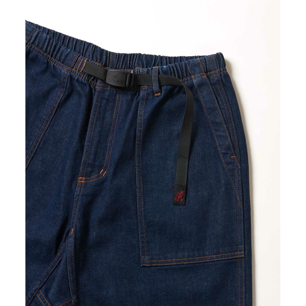 グラミチ（Gramicci）（メンズ、レディース）ストレッチデニムルーズテーパードリッジパンツ G5SU-P083-ONE WASH