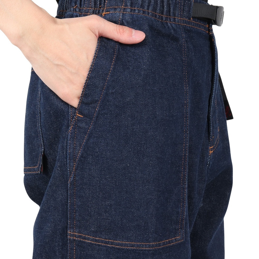 グラミチ（Gramicci）（メンズ、レディース）ストレッチデニムルーズテーパードリッジパンツ G5SU-P083-ONE WASH