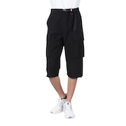 (メンズ)6分丈パンツ ストレッチ クライミングパンツ X4433A BLK ブラック ハーフパンツ