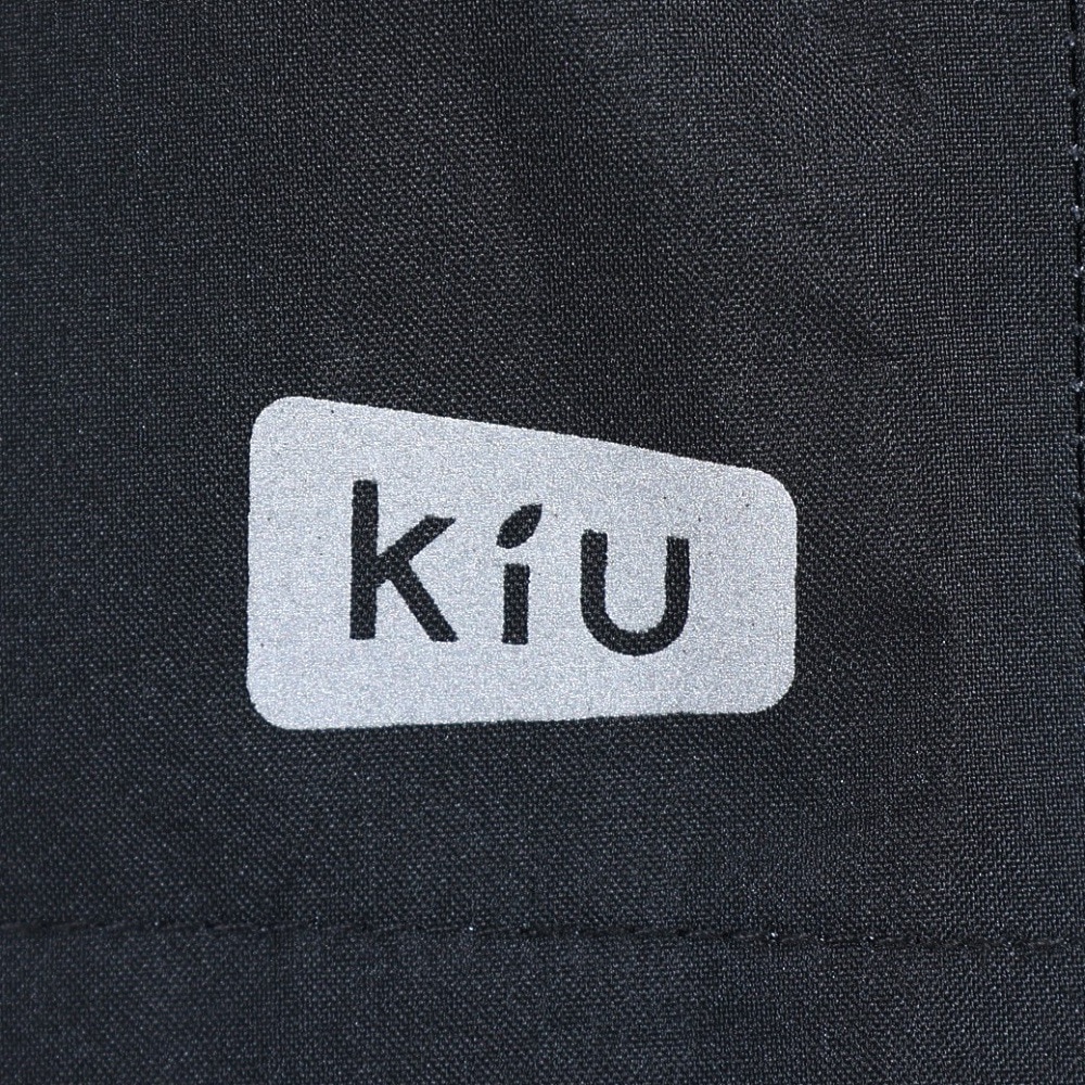キウ（Kiu）（メンズ、レディース）レインウェア レインパンツ 雨具 防水 ウォータープルーフ ショーツ K206-900 BK