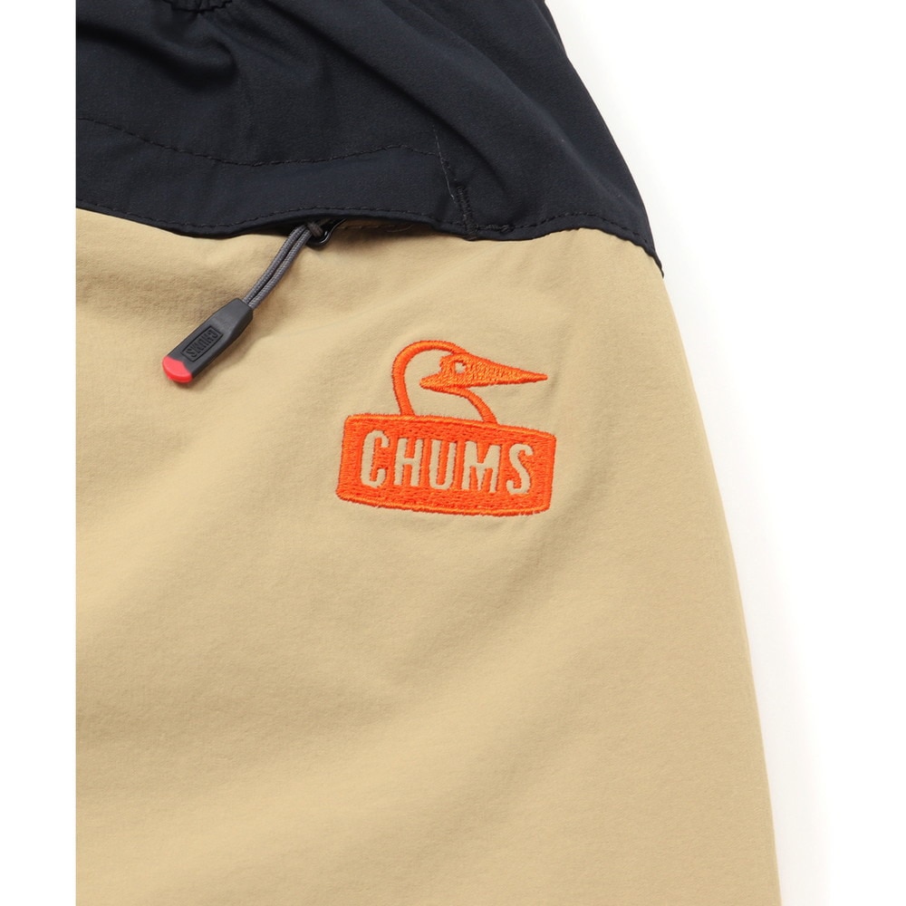 チャムス（CHUMS）（メンズ）ショートパンツ 短パン エアトレイル ストレッチ チャムスショーツ CH03-1256-B001 ベージュ ウエストゴム はっ水 軽量