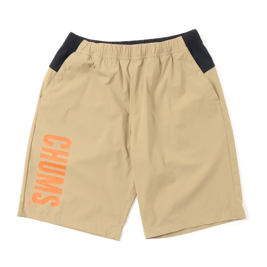 チャムス（CHUMS）（メンズ）ショートパンツ 短パン エアトレイル ストレッチ チャムスショーツ CH03-1256-B001 ベージュ ウエストゴム はっ水 軽量