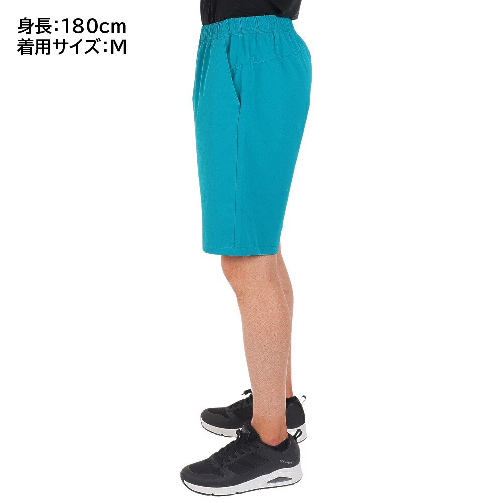 チャムス（CHUMS）（メンズ）ショートパンツ 短パン エアトレイル ストレッチ チャムスショーツ CH03-1256-T006 ブルー ウエストゴム はっ水 軽量