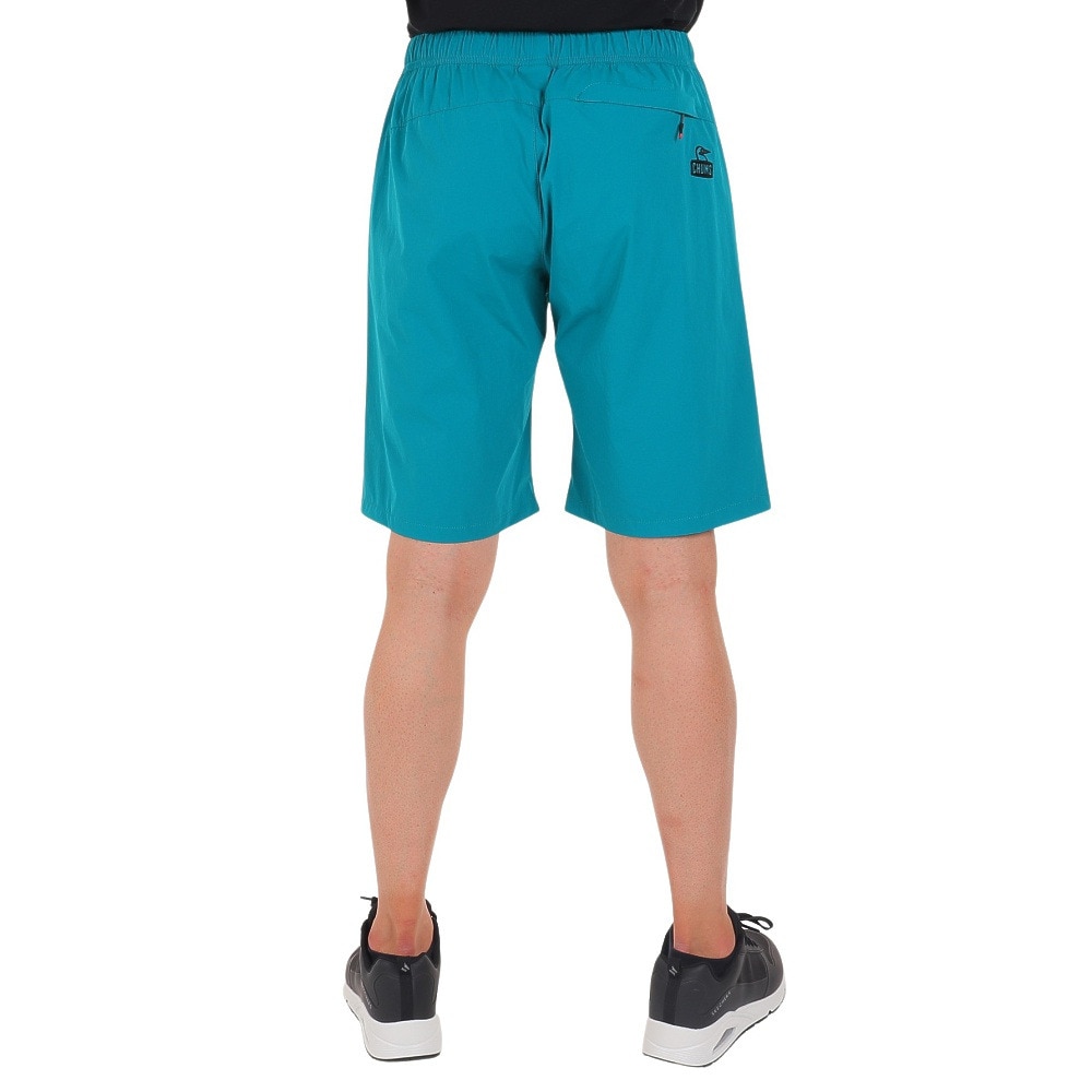 チャムス（CHUMS）（メンズ）ショートパンツ 短パン エアトレイル ストレッチ チャムスショーツ CH03-1256-T006 ブルー ウエストゴム はっ水 軽量