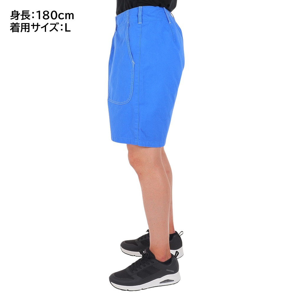 チャムス（CHUMS）（メンズ）ショートパンツ 短パン キャンディクリフワークショーツ CH03-1283-A001 ブルー ハーフパンツ 綿100