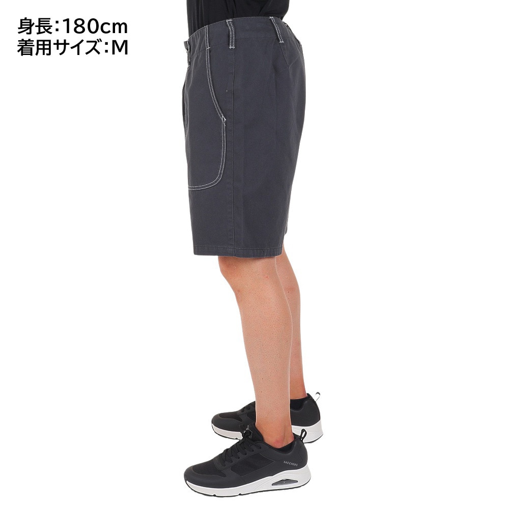 チャムス（CHUMS）（メンズ）ショートパンツ 短パン キャンディクリフワークショーツ CH03-1283-K009 ブラック ハーフパンツ 綿100