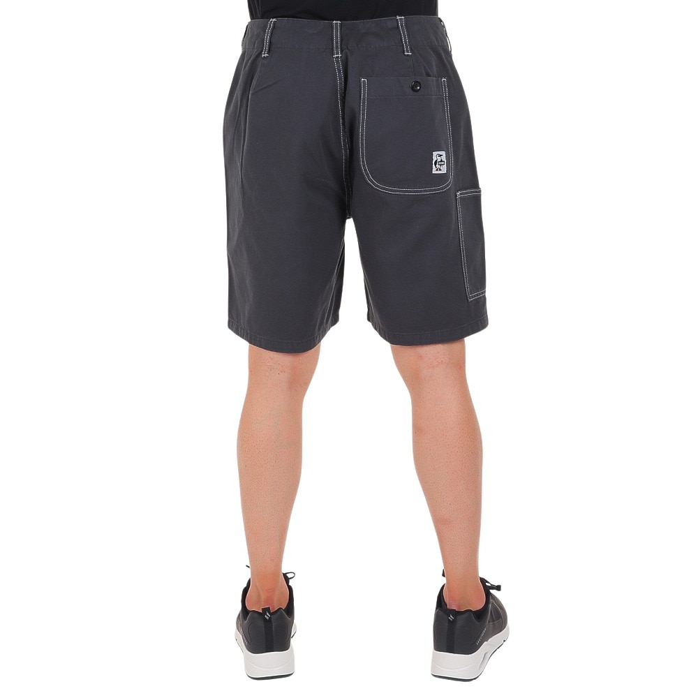 チャムス（CHUMS）（メンズ）ショートパンツ 短パン キャンディクリフワークショーツ CH03-1283-K009 ブラック ハーフパンツ 綿100