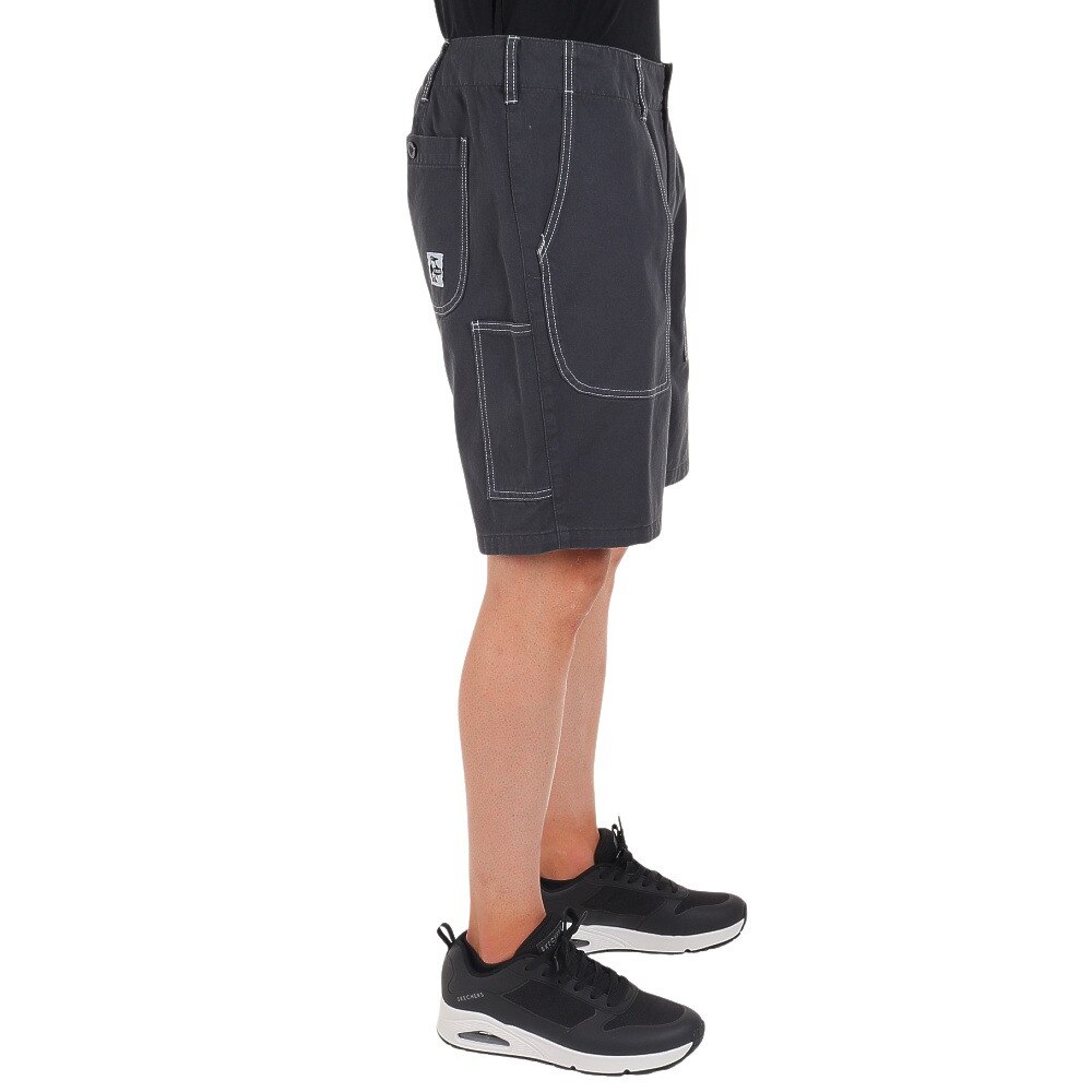 チャムス（CHUMS）（メンズ）ショートパンツ 短パン キャンディクリフワークショーツ CH03-1283-K009 ブラック ハーフパンツ 綿100