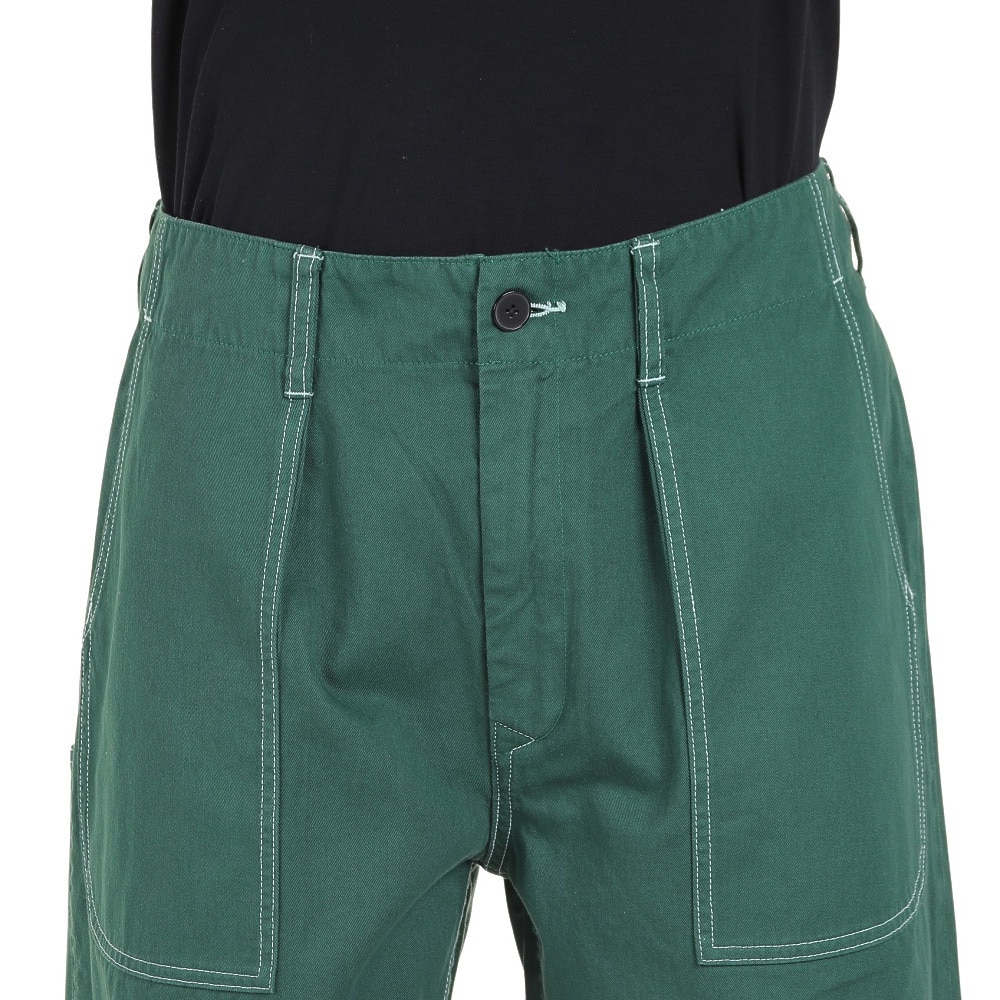 チャムス（CHUMS）（メンズ）ショートパンツ 短パン キャンディクリフワークショーツ CH03-1283-M080 グリーン ハーフパンツ 綿100